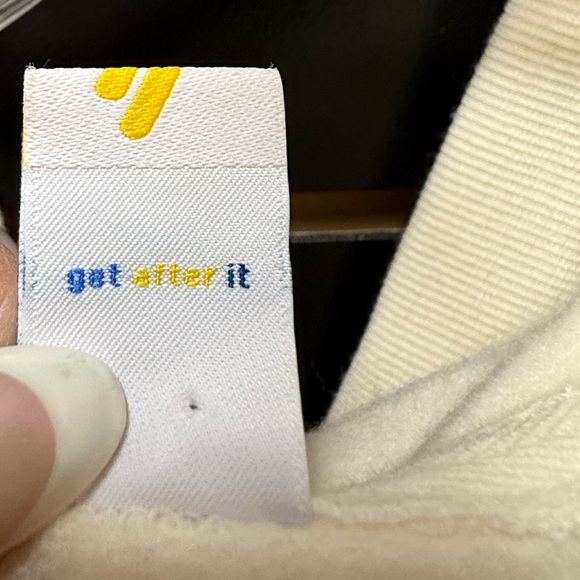 Old Navy Oversized French Terry Tunic Hoodie Cream Ivory  Size XXL - Picture 4 of 6